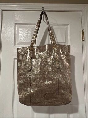 Brian Atwood leather tote bag large (15x16x4)